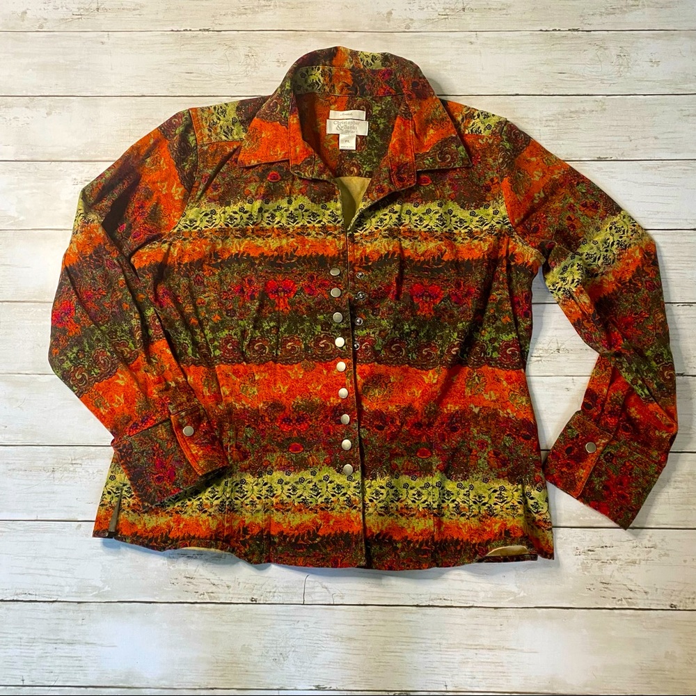 Christopher & banks petite snap front blazer
